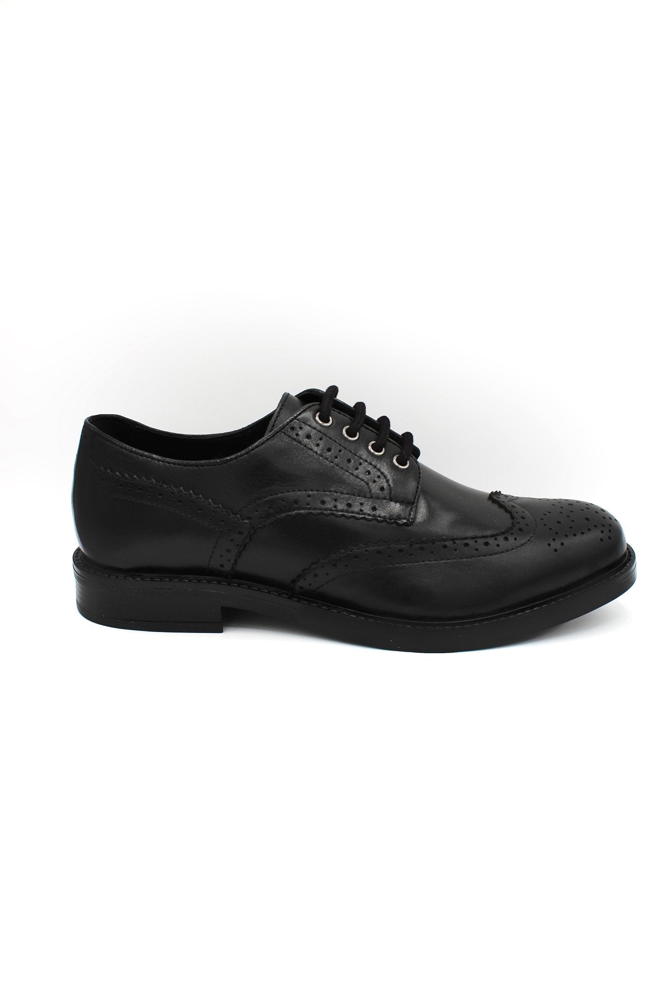 Stringate in pelle - Lavorazione Brogue