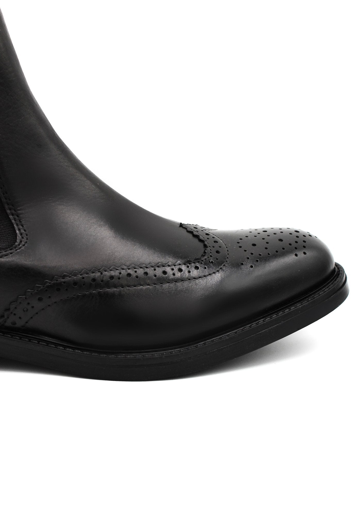 Stivaletto Beatles in pelle - black